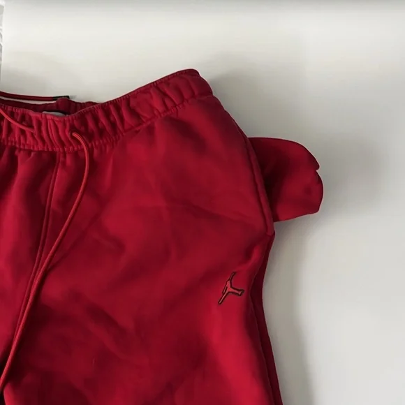 Jordan Men’s Red Joggers Deep Side Pockets Athletic - L - Picture 9 of 9